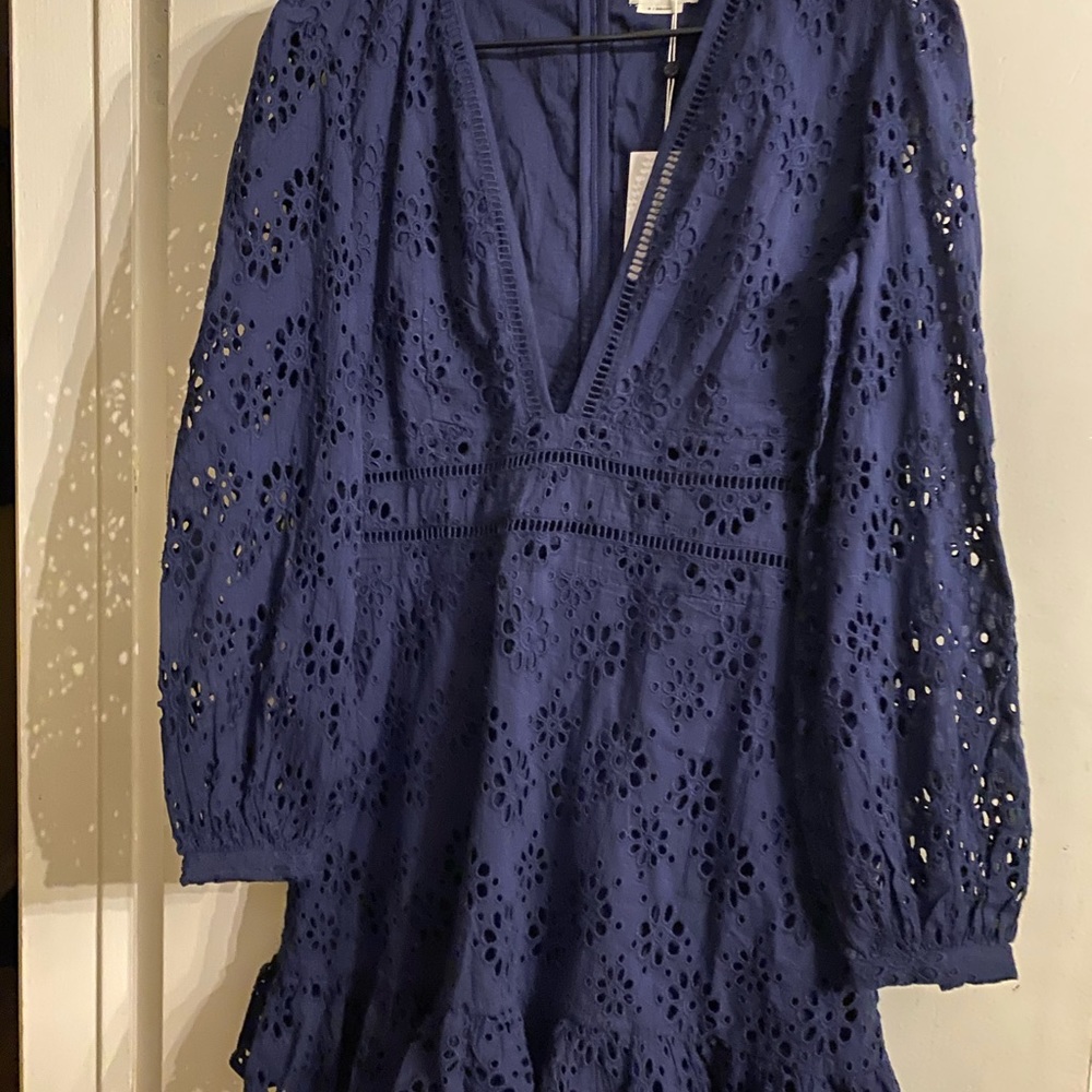 Lovers + friends ink blue dress